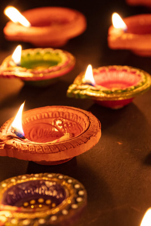 Diyas for Diwali in India