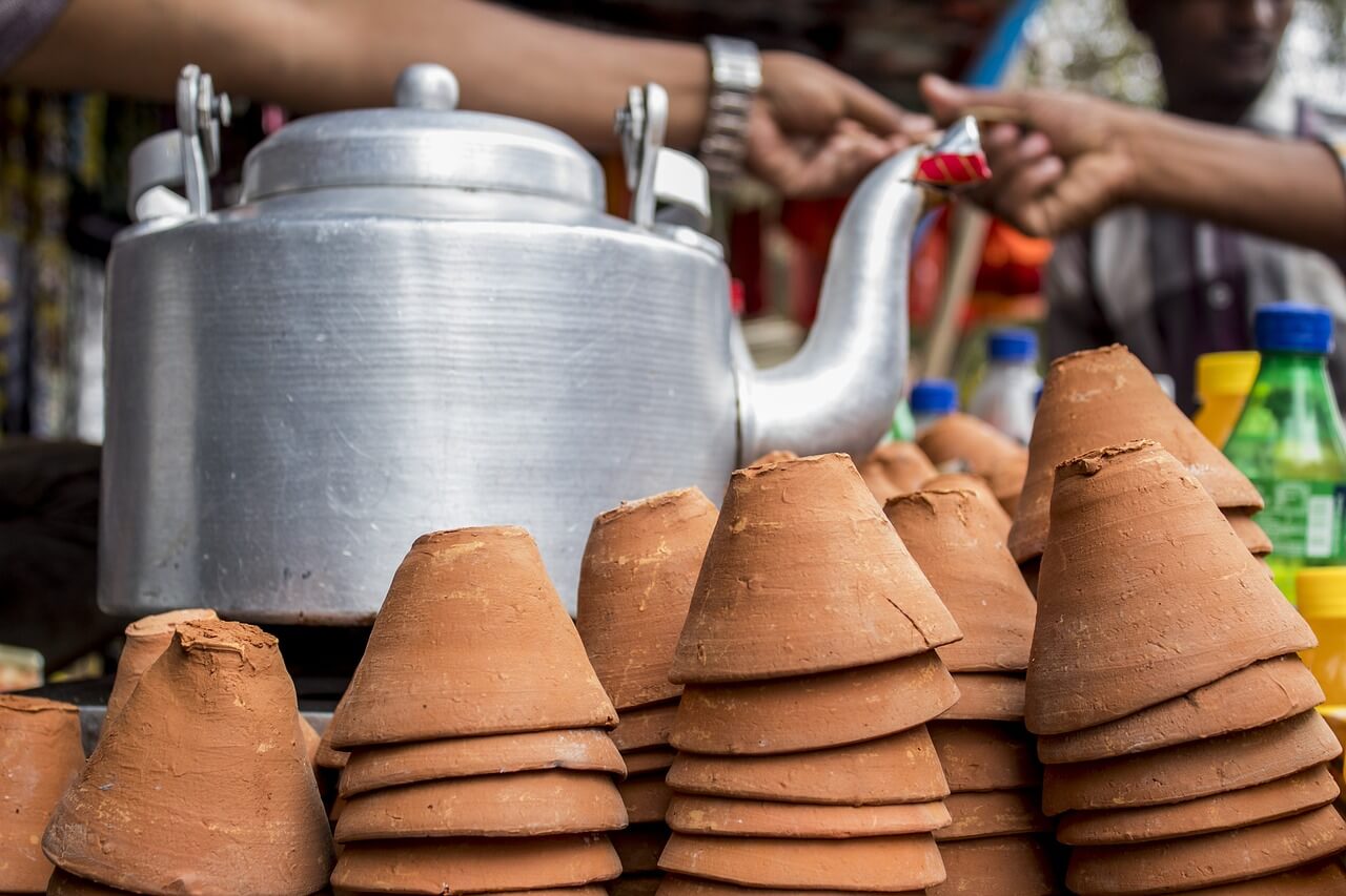Chai in India during small group tour