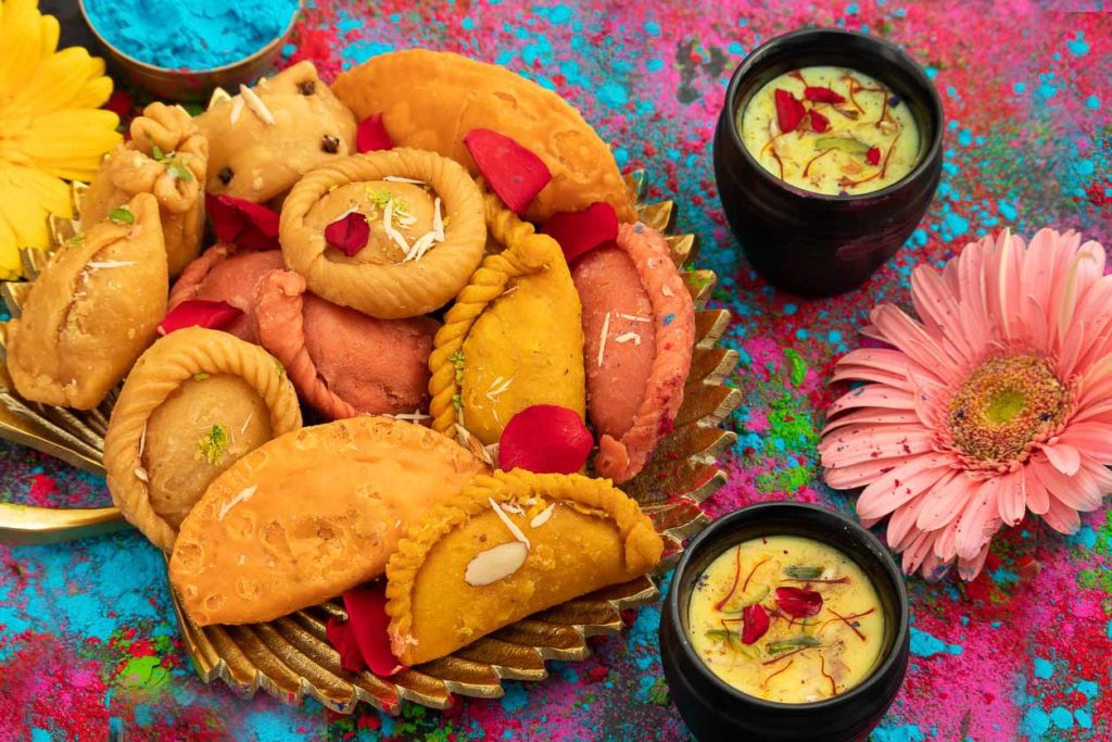 Holi tour of India colourful foods