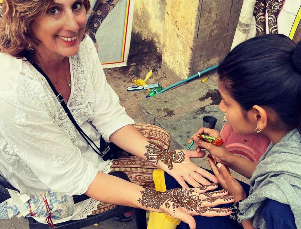 Mehndi henna in Jaipur